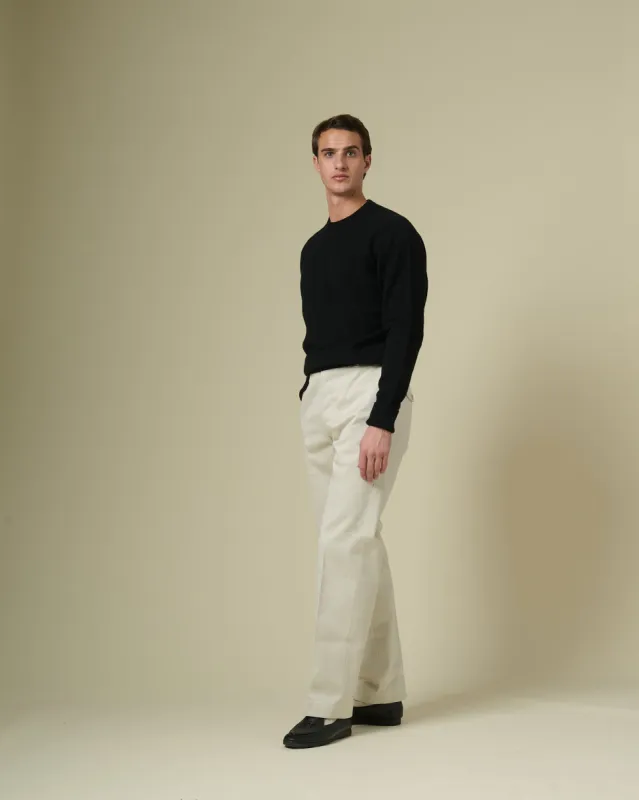 Officer's Chino in Ivory sold by Rubato