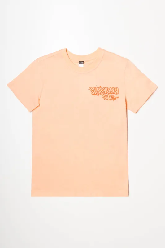 Short Sleeve T-Shirt Orange sold by Ackermas