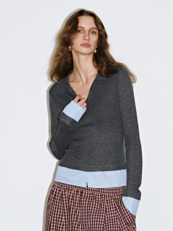 2 In 1 Knitted T-Shirts - SUGGY sold by Urban Revivo