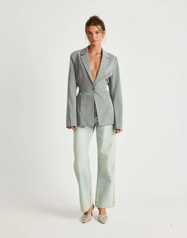 Elwood Blazer (Grey) sold by Charcoal Clothing