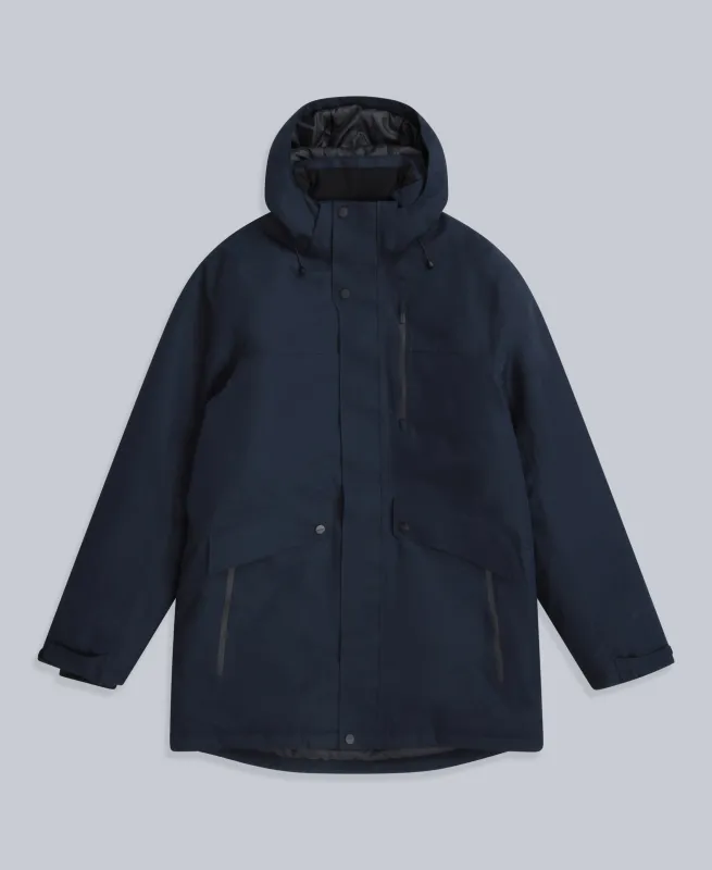 Lisbon Mens Waterproof Parka - Navy sold by Animal