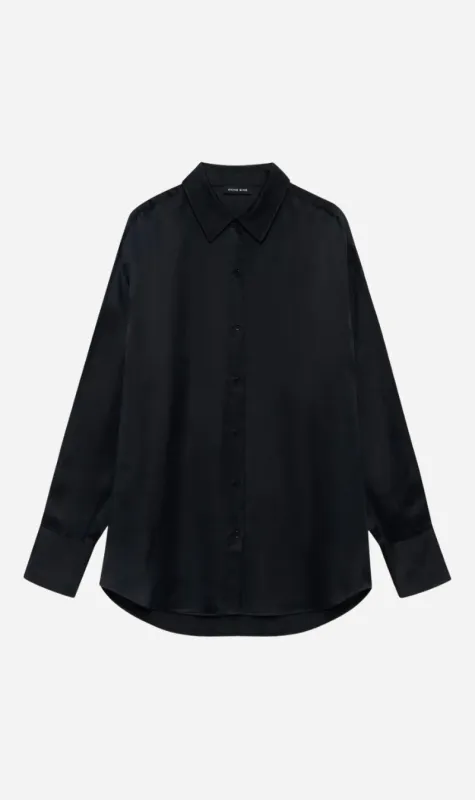 Anine Bing | Essie Shirt - Washed Black sold by Sister & Co