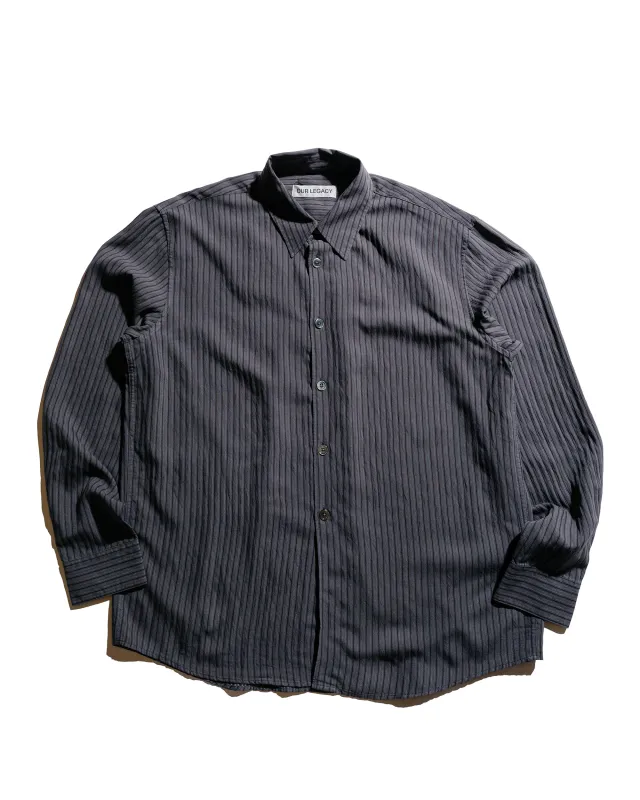 Our Legacy Beyond Shirt Iron Stripe Ceremony Viscose | Parallel