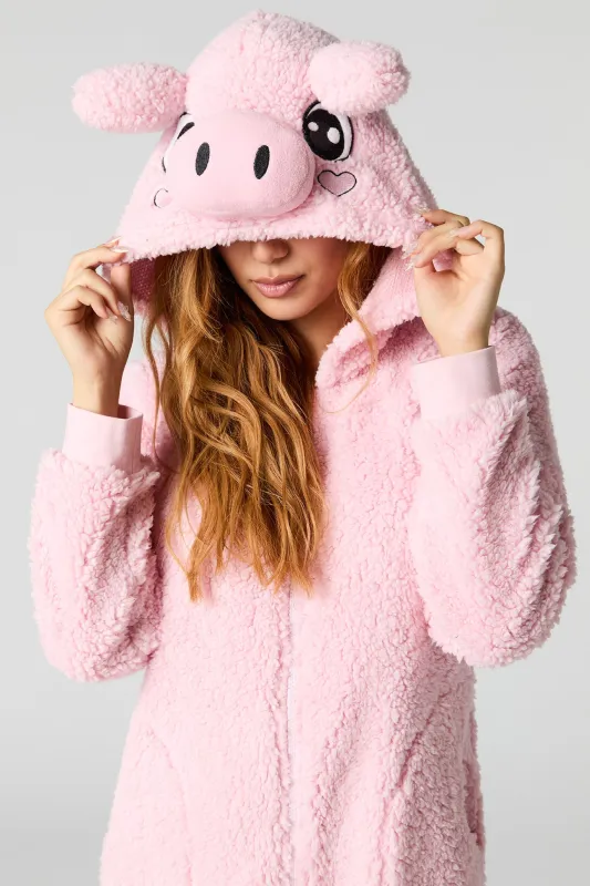 3D Pig Sherpa Onesie sold by Urban Planet