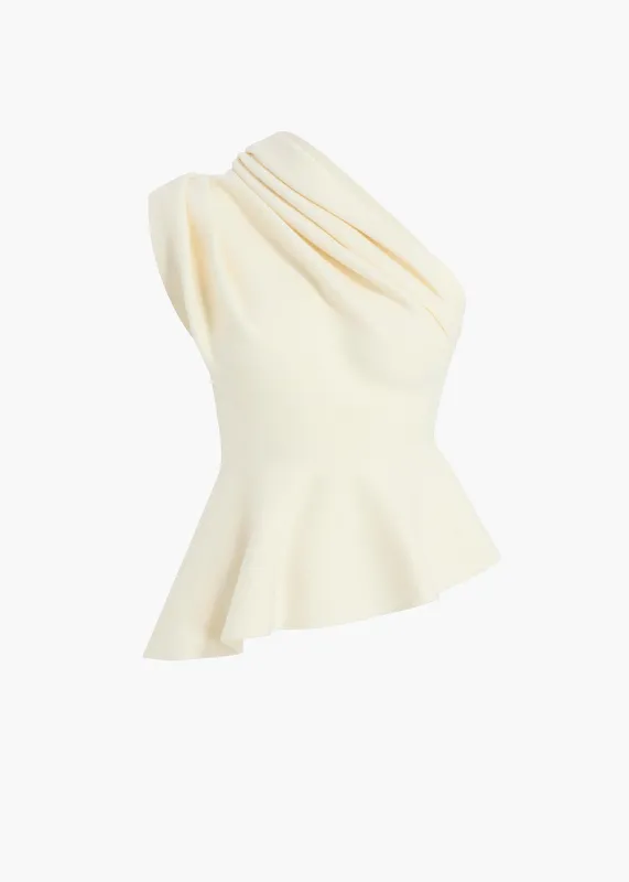Aimee Top in Glaze sold by KHAITE