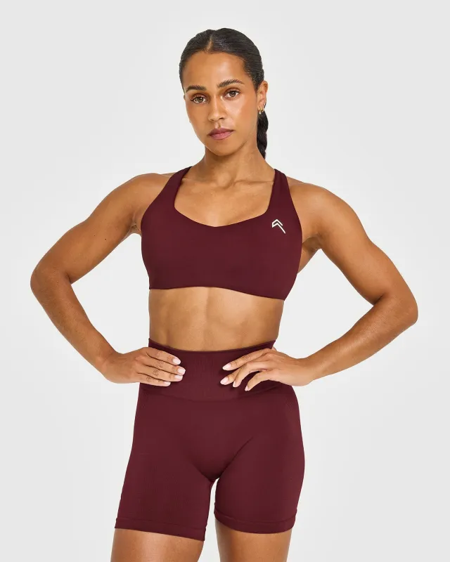 EasyLift™ Cross Back Sports Bra | Rosewood sold by Oner Active