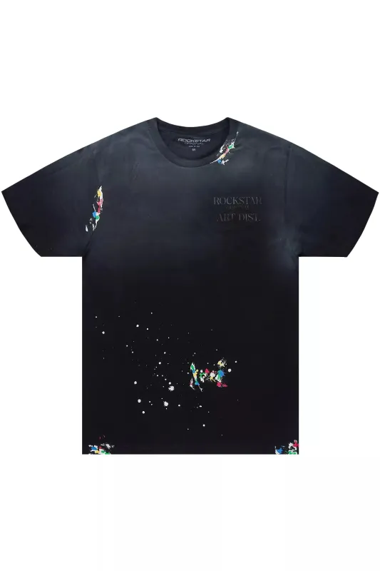 Palmer Black/Black Graphic T-Shirt sold by Rockstar Original