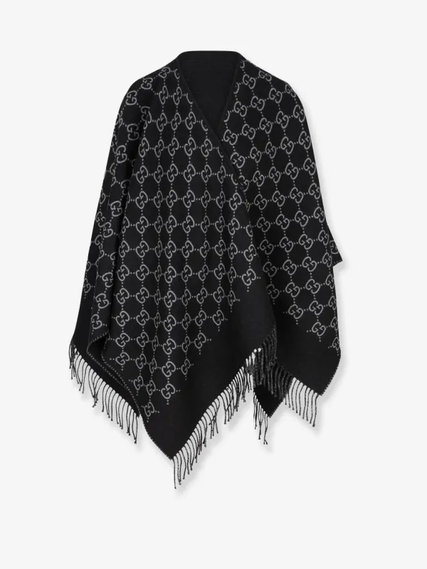 Gucci Gucci GG Jacquard Wool Cape | Parallel